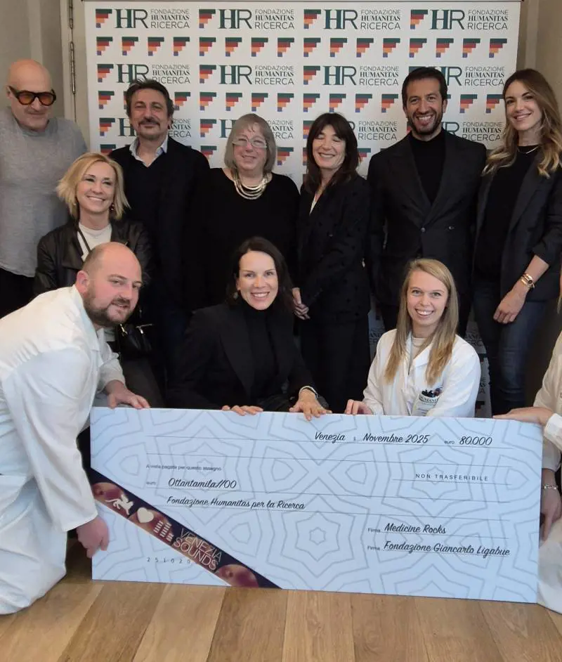 Fondazione Humanitas per la ricerca riceve la donazione di "Venezia Sounds"