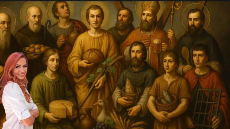 Quando il cielo scende in cucina: i santi che proteggevano il nostro cibo