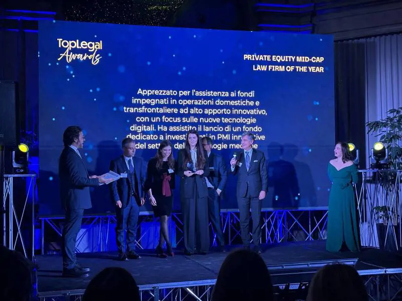 Alma LED premiata come “Private Equity Mid-Cap Law Firm of the Year” ai TopLegal Awards 2025