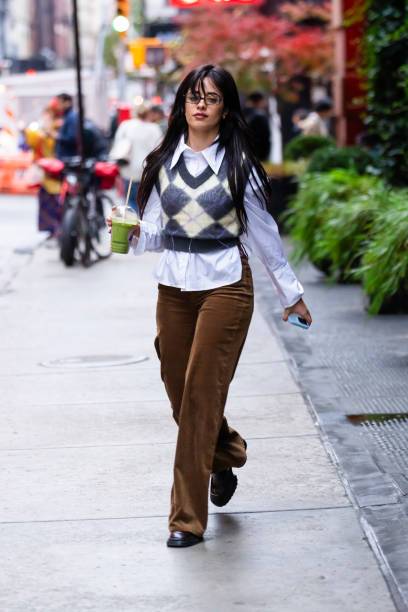 gilet e pantalone in velluto