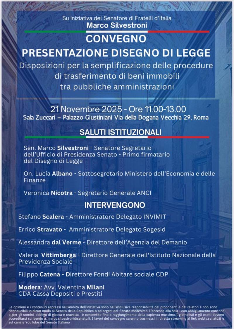 Convegno Senato