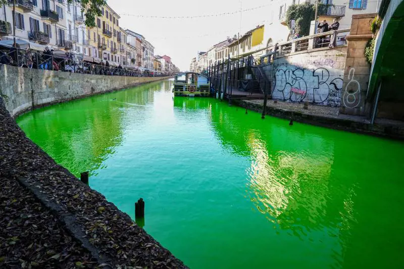 Cop 30, blitz degli ecoattivisti: colorate di verde le acque delle città
