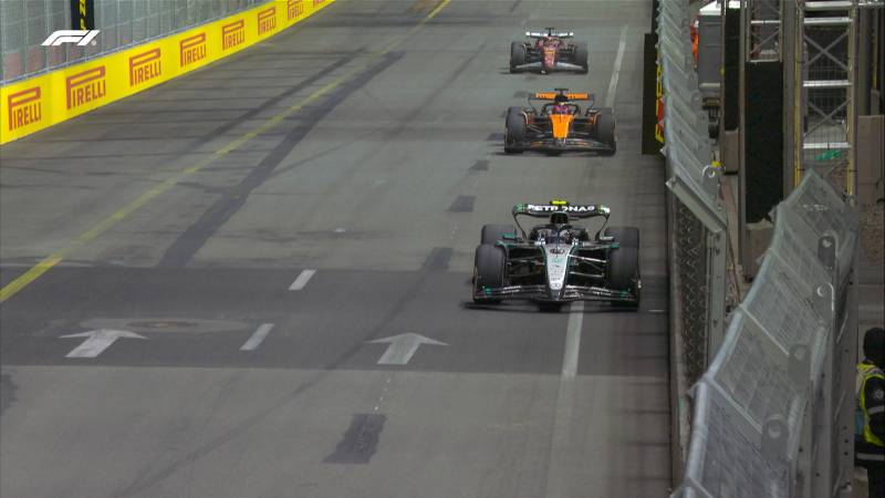 F1 Las Vegas gara Antonelli Piastri Leclerc