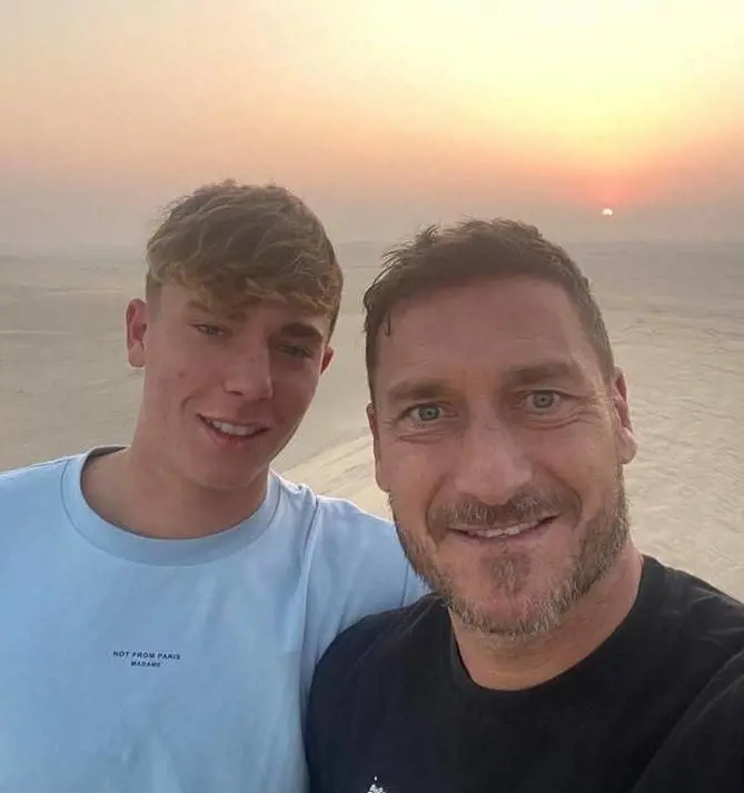 Problemi fra Totti e il figlio Cristian? Fra i due ci sarebbero tensioni