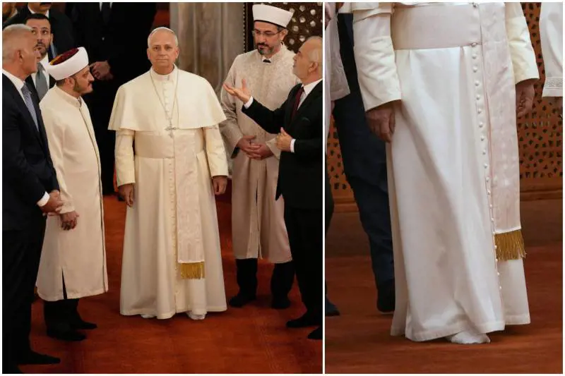 Il Papa scalzo nella Moschea Blu sulle orme di Benedetto XVI e Francesco