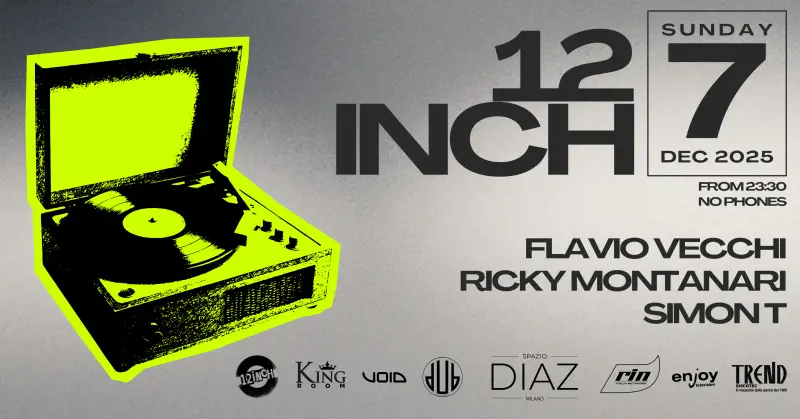 “12 Inch”: il ritorno del clubbing autentico. A Milano il secondo capitolo del vinile
