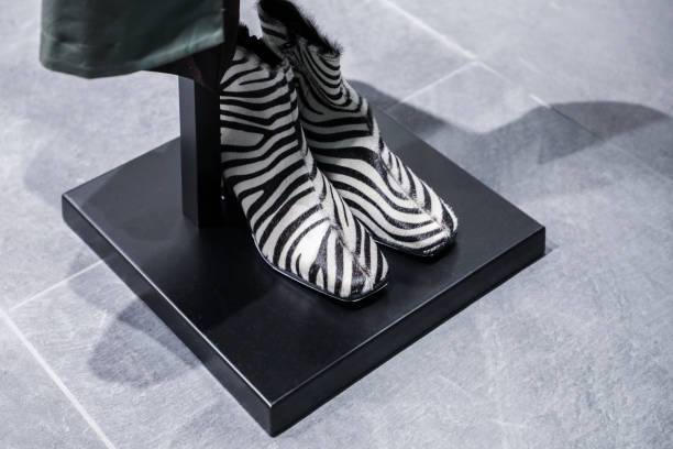 stivali zebrati rock