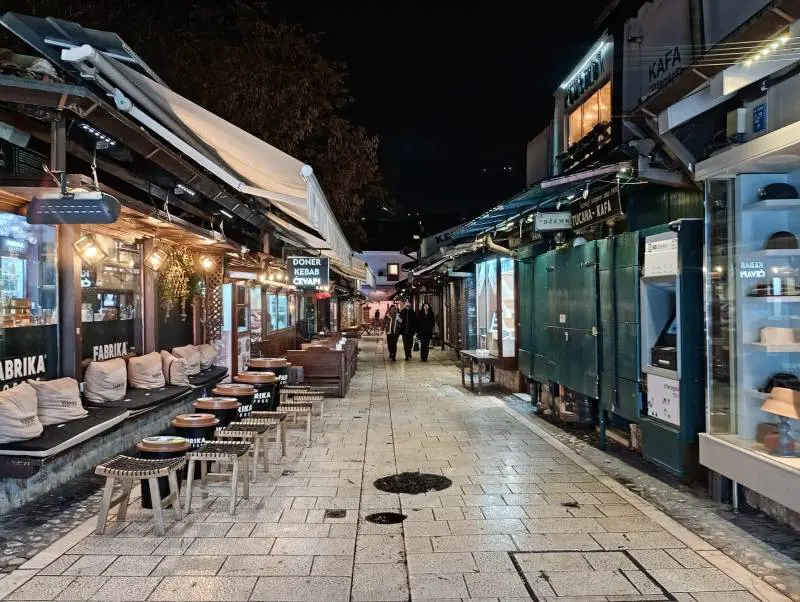 Baščaršija, il centro storico di Sarajevo