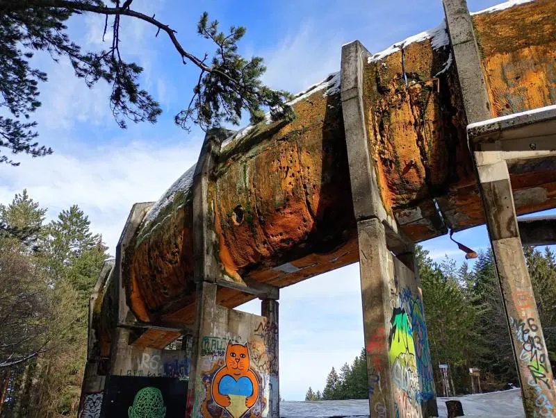 La pista di bob delle Olimpiadi di Sarajevo 1984