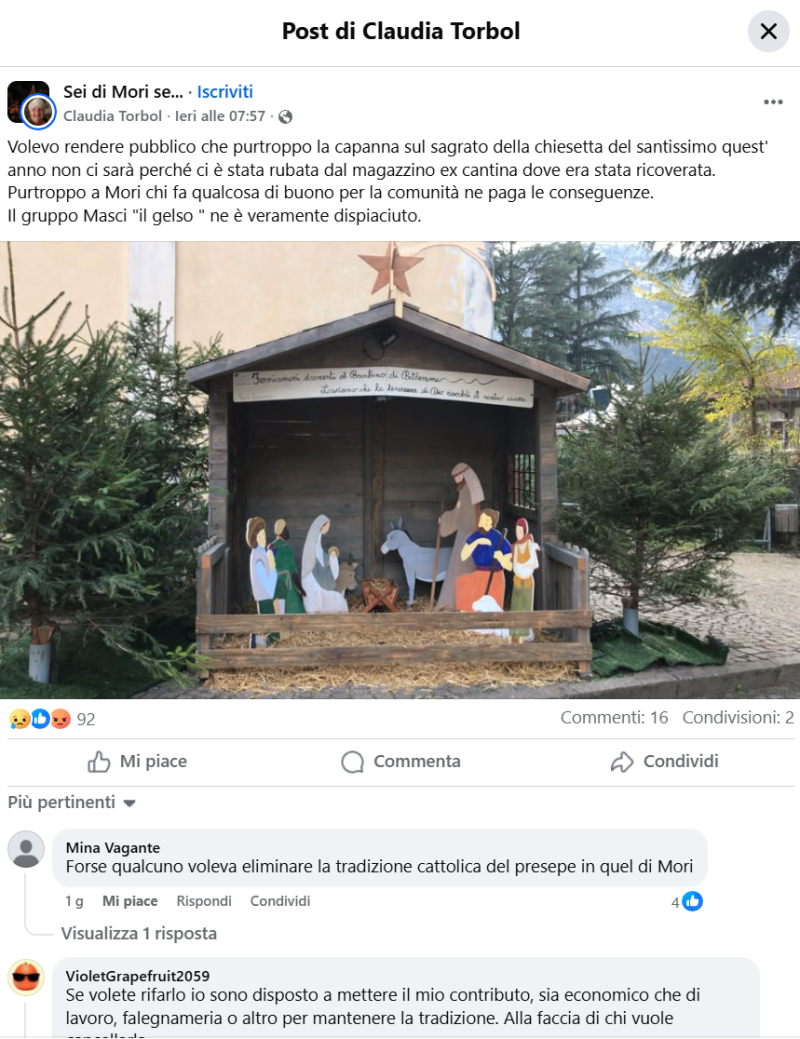 Presepe Mori