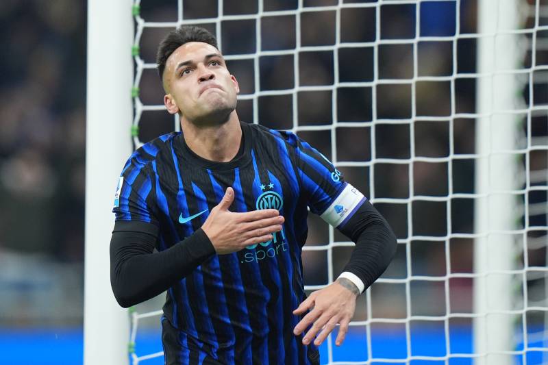 Inter Como Lautaro celebrazione