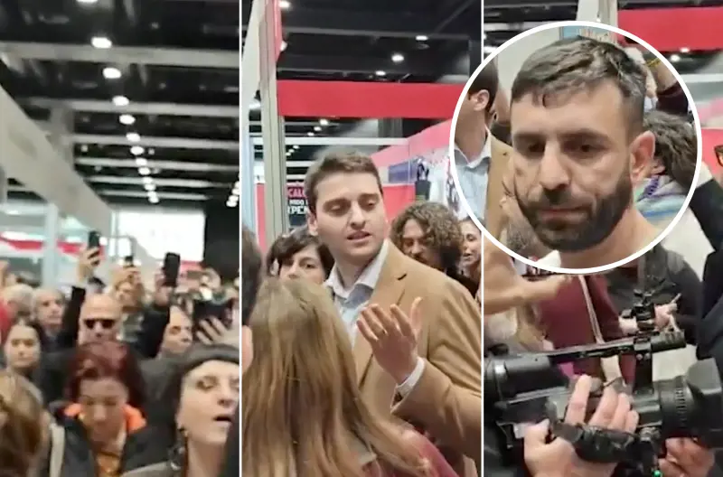 L'uomo di Ilaria Salis dietro i disordini a Più libri più liberi: chi è l'agitatore dell'assalto rosso