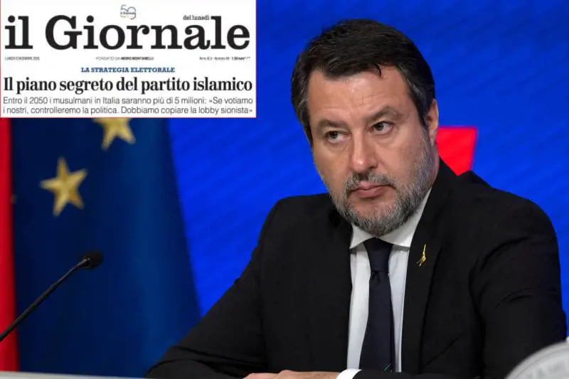 Salvini dopo le rivelazioni de il Giornale: "Stop a ogni permesso per gli islamici"