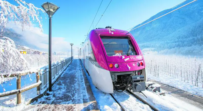 Torna il "Christmas Train" che viaggia verso le Valli di Sole e di Non