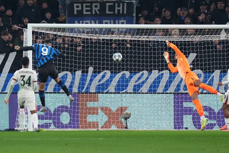 Atalanta Chelsea Scamacca gol