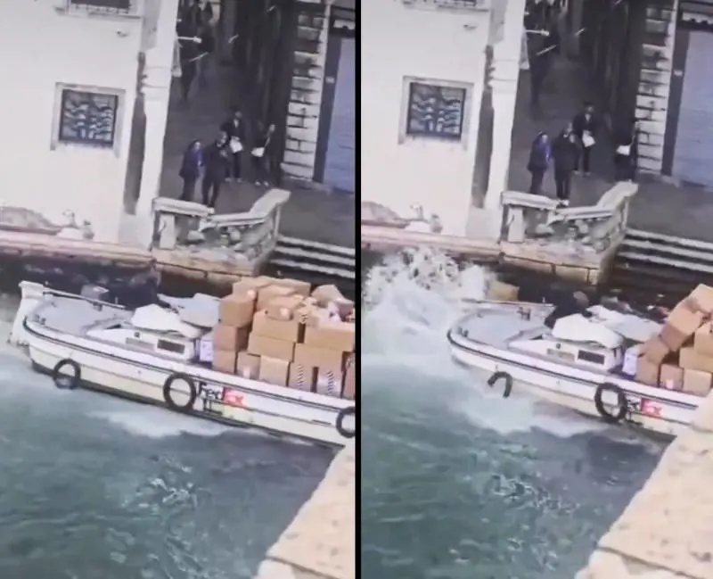 Furto folle a Venezia: ruba la barca e si schianta contro il Ponte di Rialto: cosa è successo