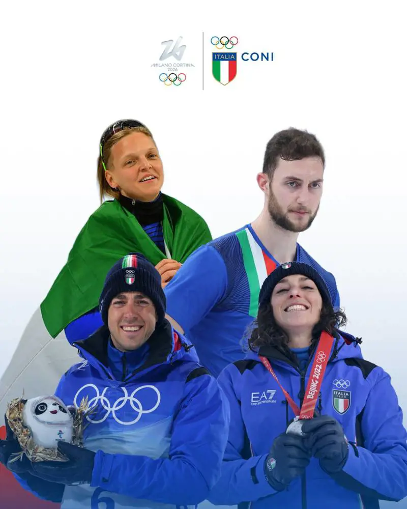 Milano-Cortina 2026: Fontana-Pellegrino e Brignone-Mosaner i portabandiera dell'Italia