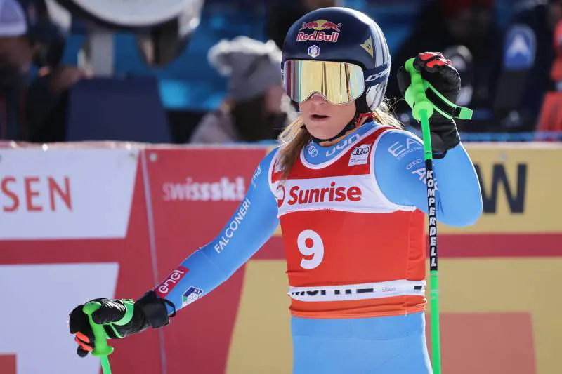 Coppa del Mondo di sci, Sofia Goggia è terza: davanti a tutte Aicher, Vonn seconda