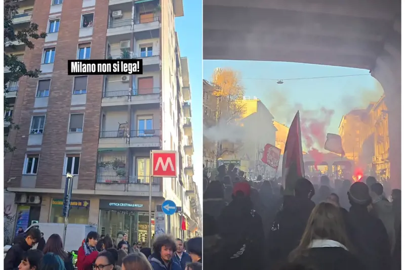 "Valditara nella bara" e attacchi a Giorgia Meloni. La violenza choc degli studenti ProPal in corteo