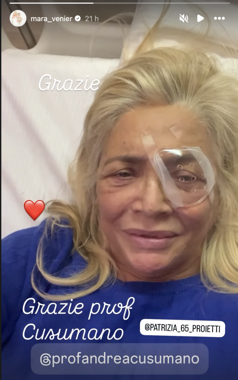 Mara Venier post ospedale