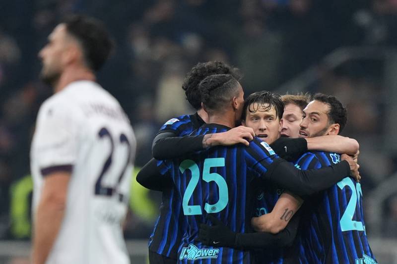 Inter Bologna Zielinski celebrazione