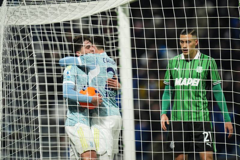 Sassuolo Juventus Miretti Cambiaso celebrazione