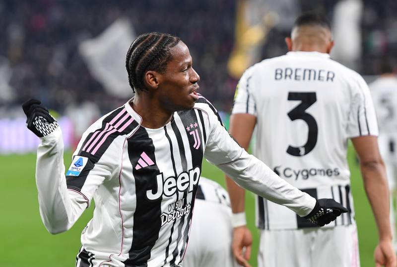 Juventus Cremonese David celebrazione