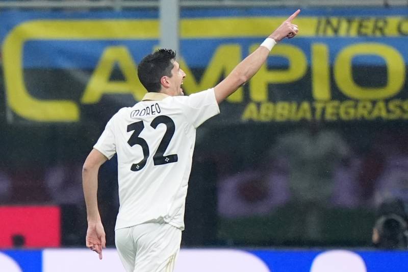 Inter Pisa Moreo celebrazione