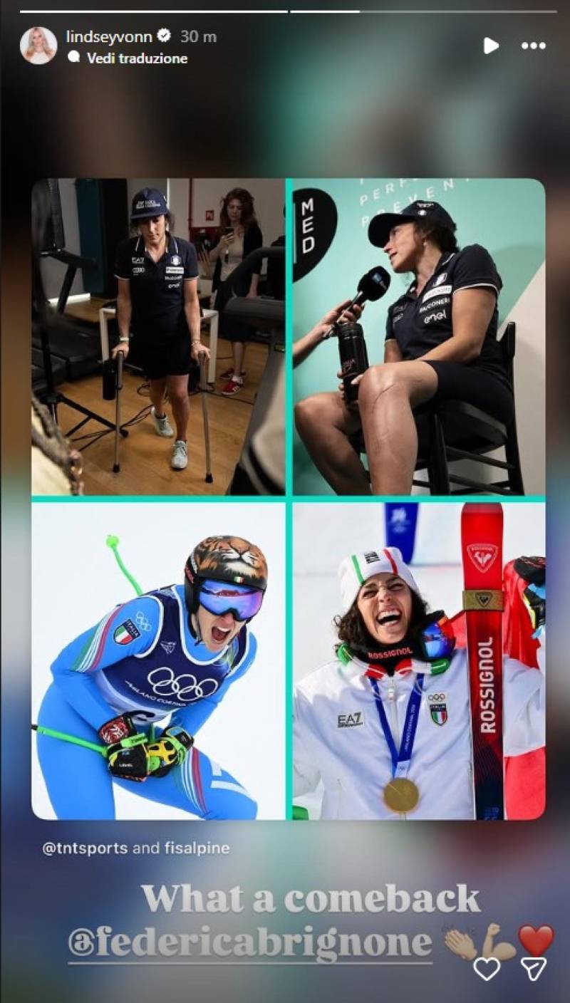 Lindsey Vonn Brignone 