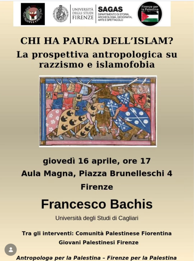Evento chi ha paura islam università firenze