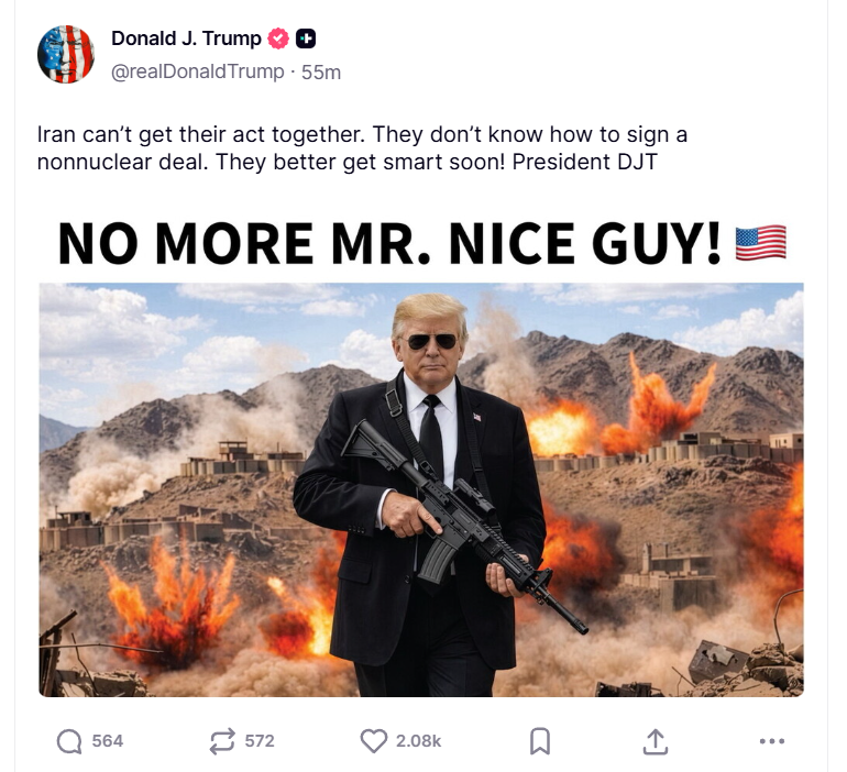 Trump mitragliatrice 2