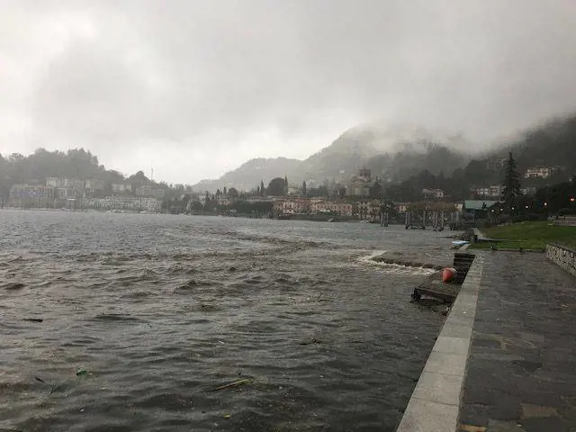 Maltempo, nel Lago Maggiore 2 milioni di litri d'acqua al secondo