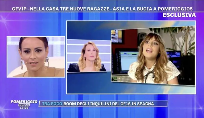 Gf Vip, il debutto (con bugia) di Asia Valente in televisione