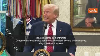 Trump su India e Pakistan: Vado d'accordo con entrambi, spero trovino una soluzione