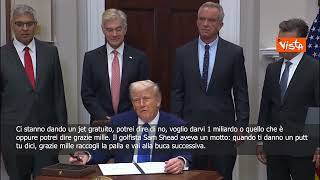 Trump: Aereo del Qatar un regalo personale? Sarei stato stupido a non accettare