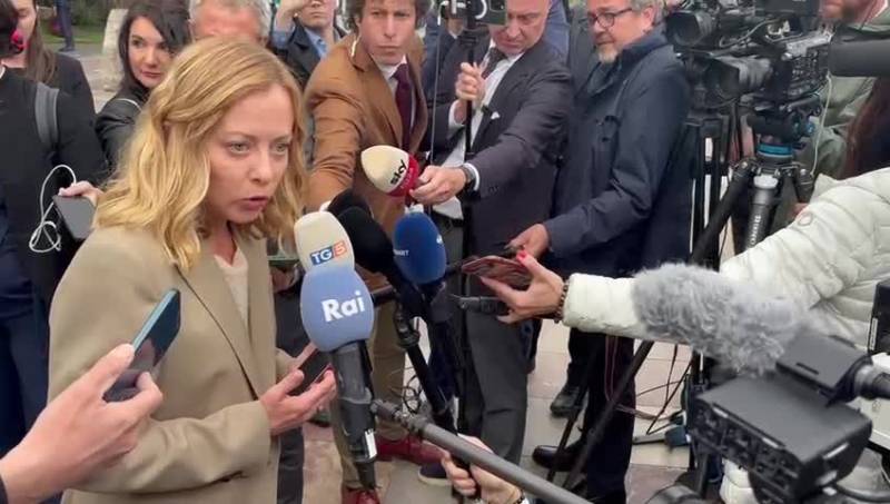 Meloni: "L'Italia non è disponibile a mandare le truppe in Ucraina"