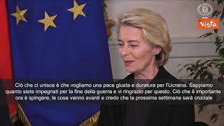 Von der Leyen: "Settimana prossima cruciale per l'Ucraina"