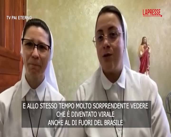 Brasile, suore ballano e fanno beatbox in diretta tv: il video è virale