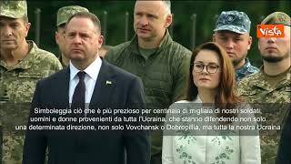 Giornata della bandiera ucraina, Zelensky: Non cederemo la nostra terra agli occupanti
