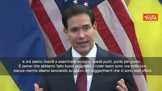 Segretario Stato Usa Marco Rubio a Ginevra: L'incontro più produttivo avuto finora sull'Ucraina