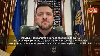 Zelensky: Nominato Umerov per trovare con gli Usa un modo per finire la guerra in Ucraina
