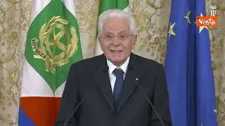Mattarella: "Unione Europea oggi sconta gli effetti della mancanza di difesa comune"