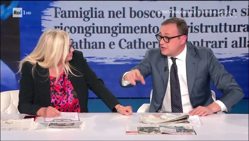 Domenica In, Cerno: "Anche io andavo a lezione nel bosco"