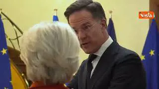 Zelensky incontra a Bruxelles Mark Rutte, Antònio Costa e Ursula Von Der Leyen