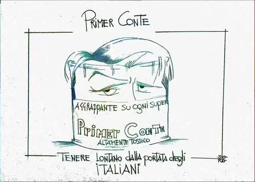 La vignetta del giorno: Conte "aggrappante" universale