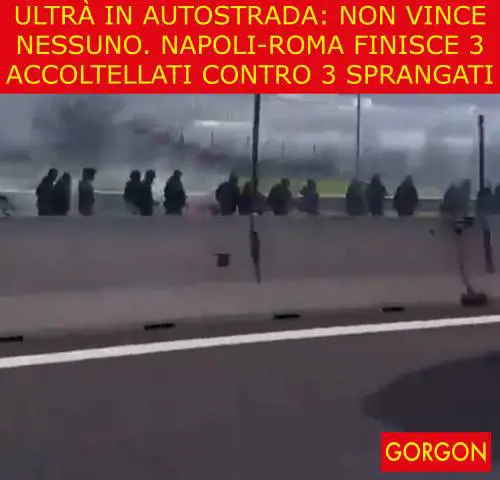 La satira del giorno. Ultrà in autostrada: non vince nessuno