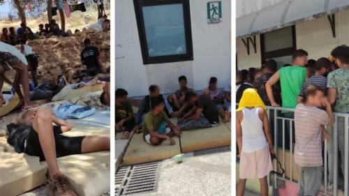 Lampedusa al collasso: ecco le foto del fallimento Lamorgese