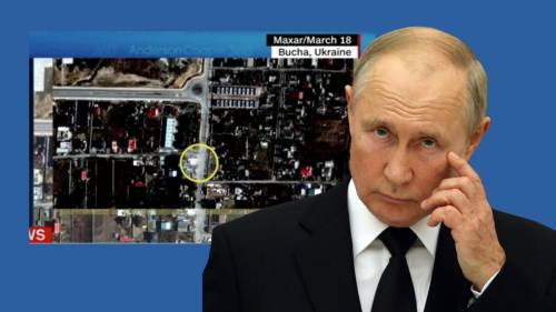 Bucha, la versione di Putin: “Sappiamo chi è stato”. Ma spunta un video