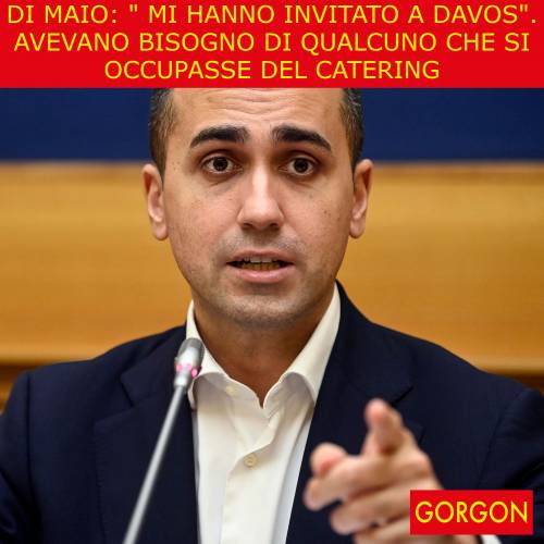 La satira del giorno. Di Maio invitato a Davos