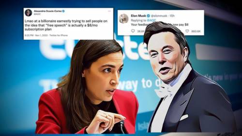 Elon Musk da sballo: rifila uno sdeng alla radical chic Cortez